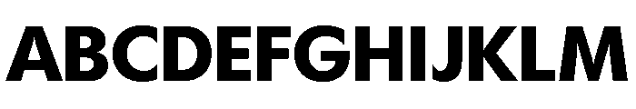 Gosh Bold Instance Font UPPERCASE