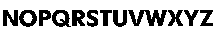 Gosh Bold Instance Font UPPERCASE