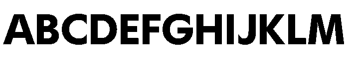 Gosh Bold Font UPPERCASE