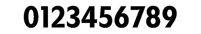 Gosh BoldCondensed Instance Font OTHER CHARS
