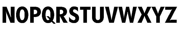 Gosh BoldCondensed Instance Font UPPERCASE