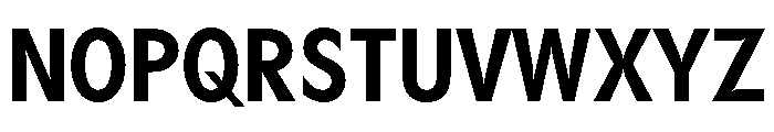 Gosh BoldCondensed Font UPPERCASE