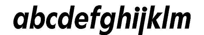 Gosh BoldCondensedItalic FONT