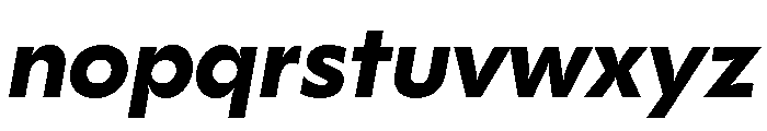 Gosh BoldItalic Font LOWERCASE
