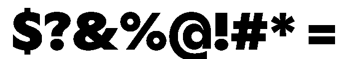 Gosh Heavy Instance Font OTHER CHARS