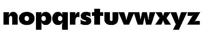 Gosh Heavy Instance Font LOWERCASE