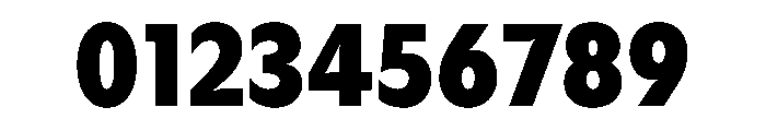 Gosh HeavyCondensed Instance Font OTHER CHARS