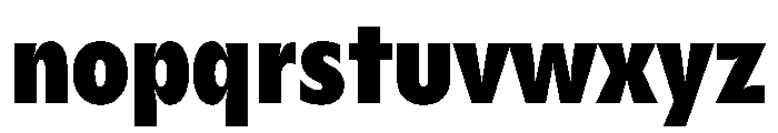 Gosh HeavyCondensed Instance Font LOWERCASE