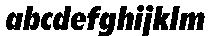 Gosh HeavyCondensedItalic Instance FONT