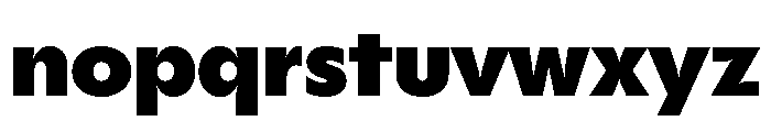 Gosh Heavy Font LOWERCASE