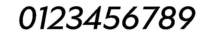 Gosh Italic Instance Font OTHER CHARS