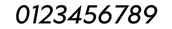 Gosh Italic Font OTHER CHARS