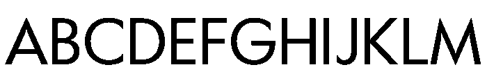 Gosh Light Instance Font UPPERCASE