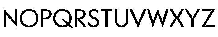 Gosh Light Instance Font UPPERCASE
