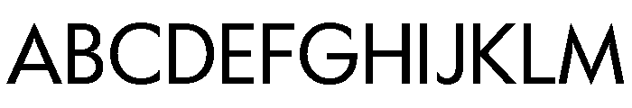 Gosh Light Font UPPERCASE