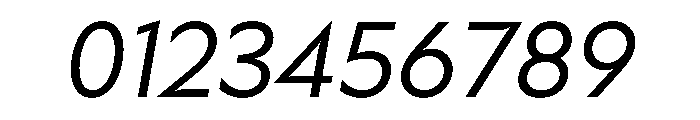 Gosh LightItalic Instance Font OTHER CHARS
