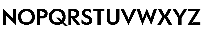 Gosh Medium Instance Font UPPERCASE