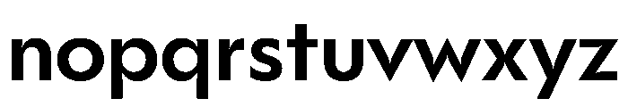 Gosh Medium Instance Font LOWERCASE