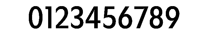Gosh MediumCondensed Instance Font OTHER CHARS