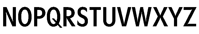 Gosh MediumCondensed Instance Font UPPERCASE