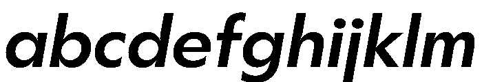 Gosh MediumItalic Instance FONT