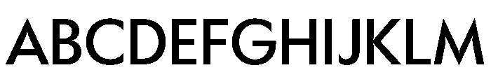 Gosh Regular Instance Font UPPERCASE