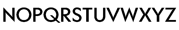 Gosh Regular Instance Font UPPERCASE