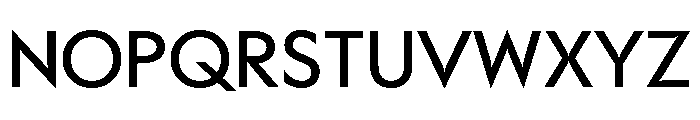 Gosh Regular Font UPPERCASE