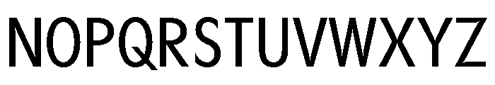 Gosh RegularCondensed Font UPPERCASE
