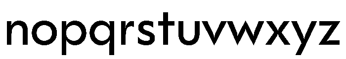 Gosh Regular Font LOWERCASE