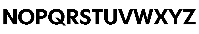 Gosh SemiBold Instance Font UPPERCASE