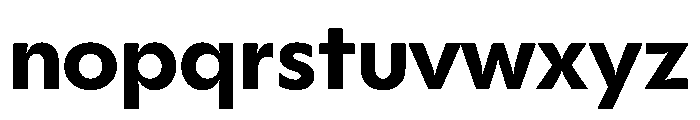 Gosh SemiBold Instance Font LOWERCASE