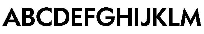 Gosh SemiBold Font UPPERCASE