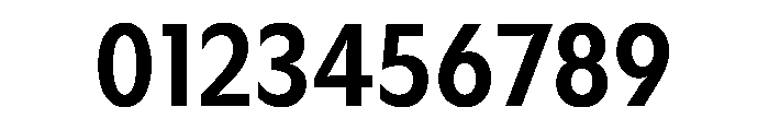 Gosh SemiBoldCondensed Instance Font OTHER CHARS