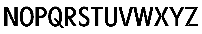 Gosh SemiBoldCondensed Font UPPERCASE