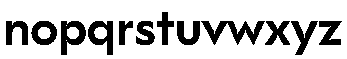Gosh SemiBold Font LOWERCASE