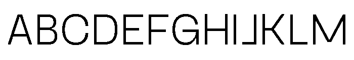 Gosha Sans Variable 2 Font UPPERCASE