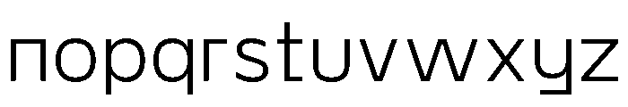 Gosha Sans Variable 2 Font LOWERCASE