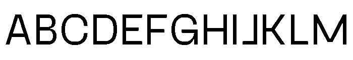 Gosha Sans Variable 3 Font UPPERCASE