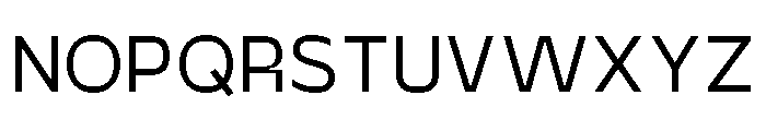 Gosha Sans Variable 3 Font UPPERCASE