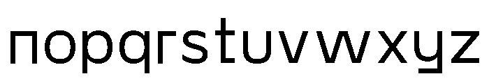 Gosha Sans Variable 3 Font LOWERCASE