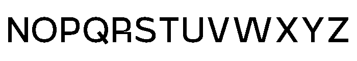 Gosha Sans Variable 4 Font UPPERCASE