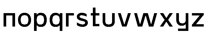 Gosha Sans Variable 4 Font LOWERCASE