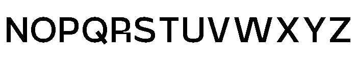 Gosha Sans Variable 5 Font UPPERCASE