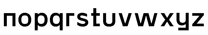Gosha Sans Variable 5 Font LOWERCASE
