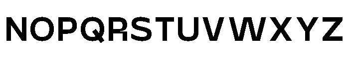 Gosha Sans Variable 6 Font UPPERCASE