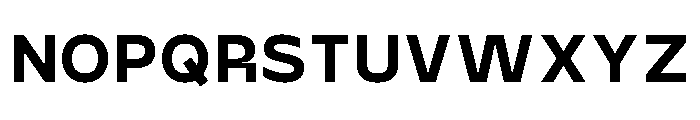Gosha Sans Variable 7 Font UPPERCASE