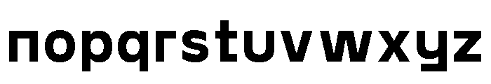 Gosha Sans Variable 7 Font LOWERCASE