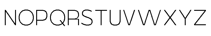 Gosha Sans Variable Font UPPERCASE