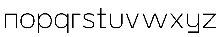 Gosha Sans Variable Font LOWERCASE